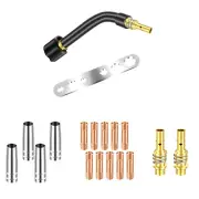 18pcs Grade MB-15AK MIG Welding Torch Kit for SIP MIG/MAG welding machines