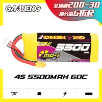 在飛比找露天拍賣優惠-【本週熱銷】GNB高能5500mAh 4S 14.8V 60