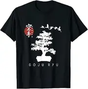 [X.Style] Bonsai Tree Karate - Goju Ryu Instructors ds209 T-Shirt (S) Black