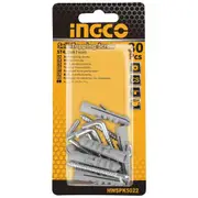 INGCO 15 Pcs Set Wall Plug 8G CS 40mm Screw Pozi