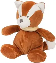 Nattou Cuddly Toy, Red Panda Boris, Companion from Birth, Approx. 15 cm, Vegan, Boris & Jungo, Orange