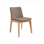 A北歐風/實木椅/接待椅/洽談椅/書桌椅/設計師劍橋灰布面餐椅-有2色可選