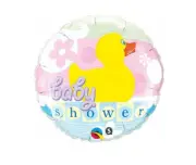 QUALATEX 18”/45cm Foil Balloon Baby Shower Party Decoration- Cute Duck