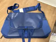 L.L. Bean ADVENTURE PRO Messenger Bag Adult BLUE Shoulder Strap Nylon #509619