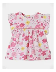 [Sprout] Flutter Sleeve Top in White