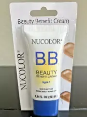NUCOLOR BB Cream Lotion Multi-Action Beauty Benefit Skincare & Make Up - LIGHT 1