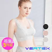 在飛比找momo購物網優惠-【VERTEX】3件組-透膚輕體雕蠶絲經典塑身內衣(黑色/灰