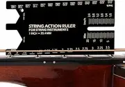 Guitar Action Gauge - Guitar Setup Measuring Tool | Repair Setup Maintenance for Music Player Fretboard String Height Ruler Bass Accessories for Luthier Use