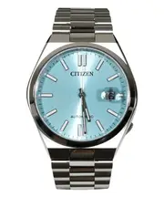 Citizen Tsuyosa Stainless Steel Ice Blue Dial Automatic NJ0151-88M Mens Watch
