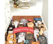 Home Decor cartoon Play Mat Livingroom Rug Non-slip Carpet Decoration Home Bedroom Kitchen Bath Mat Children Furry Rug 90 x 140cm Tapis11148