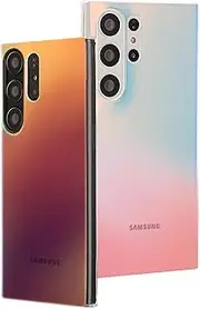 Dosanlues Iridescent Matte Compatible with Samsung Galaxy s23 Ultra Case, [Drop Protection] Translucent Matte Hard PC Back with Soft Silicone Edge Slim Protective, Normal (IR-S23ULTRA-RI)