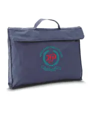 Library Bag Navy With Logo