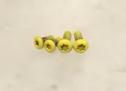 Flat Yellow Screws Set For Kershaw 7500 & 7200 Knife 4pcs