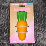 New Bark Box Super Chewer " Carrot " M/L Sz Almost Indestructible Dog Toy Spring