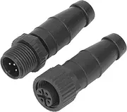 Nutriess Male Female Terminators NMEA 2000 Black Oil proof Heatproof Universal Yacht Accessories 2pcs Enhanced Durability and Versatile Design for Marine Navigation Systems