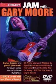 Lick Library JAM WITH GARY MOORE Guitar Video Lessons 2 DVDs and Jam Tracks CD