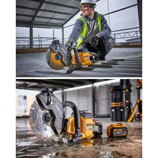 美國 得偉 DEWALT 60V MAX無刷式 9"切石機(雙電) DW-DCS690X2