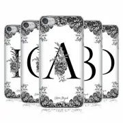 OFFICIAL NATURE MAGICK B & W FLORAL MONOGRAM 1 CASE FOR APPLE iPOD TOUCH MP3