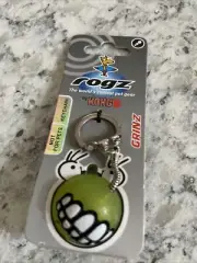 Kong Grinz Dog Keychain Rogz Lime KGR01 Pet Gear Lime Key Chain