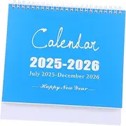 GANAZONO Desk Calendar Daily Planner Weekly Monthly Schedule Double Wire Binding For Office Home School Teachers Students 2025 to 2026