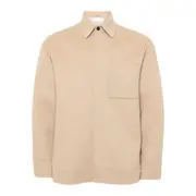 [Jw Anderson] Jw Anderson Patch-pocket Shirt Jacket L NEUTRALS