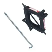 1 Ton Car Van Scissor Wind Up Jack Lift With Chromed Crank Speed Handle