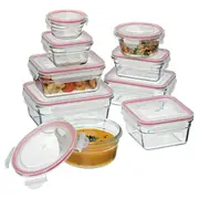 Glasslock 9 Piece Oven Safe Glass Container Set - Robins Kitchen