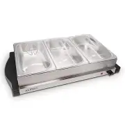3x2.5 QT Food Warmers for Parties Buffet Servers and Warmers – Premium Catering