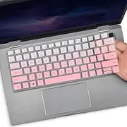 Keyboard Cover for 14" Dell Latitude 3440 5420 5430 5431 5440, Dell Latitude 7440 7430 7420 7410, Dell Latitude 9420 9430, 15.6" Dell Latitude 7520 9510 9520 Keyboard Protector Skin, Gradual Pink