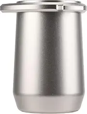 Coffee Dosing Cup, Aluminum Alloy Anti Flying Professional Barista Espresso Powder Cup for Breville 8 54mm (Silver)