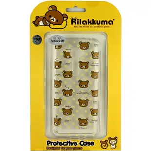 Rilakkuma 拉拉熊/懶懶熊 ASUS Zenfone 2 (5吋) 彩繪透明保護軟套