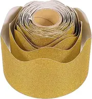 jojofuny 1 Roll Wave Bulletin Board Border Trim Decorative Paper for Classroom for Bulletin Boards Walls and Desks Festival Supplies