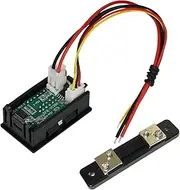 Voltage Meter - 0-100V LED Current Meter | Electric Current Tester | DC Amp Meter DC Current Meter | Voltage Display, DC Volt Meter for Home Users, Business Users Measuring Accessoriess