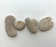 Natural Letter Shaped LOVE Rocks Beach Stones WordPebble art craft Wedding USA