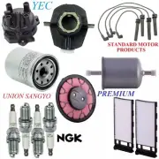Tune Up Kit Filters Cap Wire Spark Plugs For NISSAN XTERRA L4 2.4L; Canada 02-04