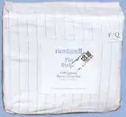 Nestwell Blue Pinstripe Cotton Linen Full Queen Duvet Sham Set Bed Bath & Beyond