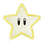 Super Mario Super Star Wall Mountable Led Neon Light
