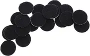 COSMEVIVI 20pcs Adhesive Round Hook and Loop Tape Strong Tape for Indoor/Outdoor Decorations Ceiling Hooks Wall Sticky Fastener