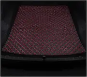 for Bentley for Mulsanne 2011-2016 for Flying for Spur 2013-2017 Leather Car Trunk Mat Car Trunk Mats(Black red,Style B)