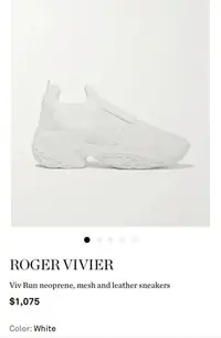 在飛比找Yahoo!奇摩拍賣優惠-現貨 全新 RV  ROGER VIVIER Viv Run