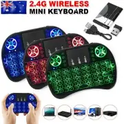 Mini Wireless Remote Keyboard for Smart TV Android Box 2.4GHz with Touchpad AU