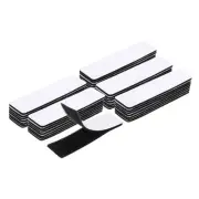48set Hook and Loop Strips with Adhesive 1"x4" Hook and Loop Tape Sticky Black