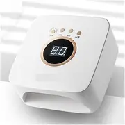 UV Nail Lamp, LED UV Nail Lamp 88W Rechargeable Nail Lamp Gel Lacquer UV Cure Light Portable Gelpolish Dryer Machine Manicure LED Lamps Wireless Nail UV Lamp for Nail Polish