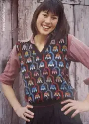 Kaffe Fassett Vines Sleeveless Vest Kit - Vintage Rowan DK and Light Tweed