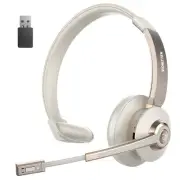 Wireless Headset, Bluetooth Headphones with Microphone Noise Canceling & Mute...