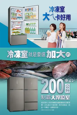 【送拆箱定位】 SANLUX 台灣三洋 606L 大冷凍庫變頻三門電冰箱SR-V610C (6.8折)