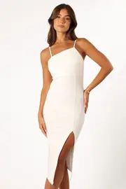 [PUP112] Zahra Dress - White 6 White