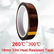 18mm 33m Heat Resistant Tape High Temperature Resisting Polyimide Kapton Tape AU