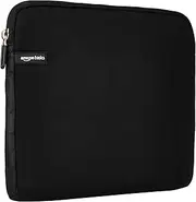 Amazon Basics 14-Inch Laptop Sleeve, Protective Case with Zipper - Black