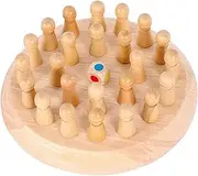 Cawtiuly Classic Wooden Memory Chess Game, Wooden Memory Match Stick Chess Board Games, Educational Toys Family Board Games for Kids & Adults (Family Edition)